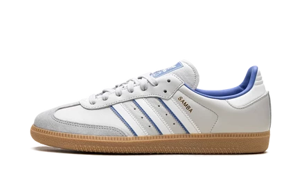Кроссовки Adidas Samba OG, серо-голубые