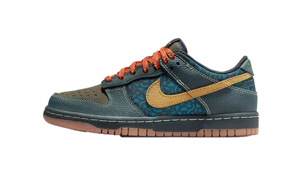 Детские кроссовки Nike Dunk Low GS, зелено-хаки