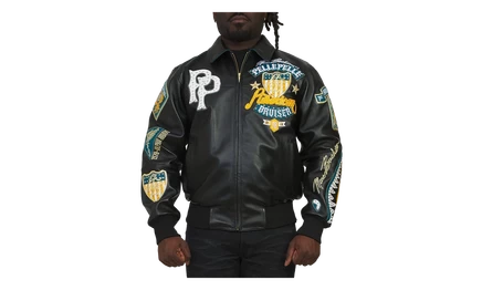 Мужская кожаная куртка Pelle Pelle American Bruiser, черная