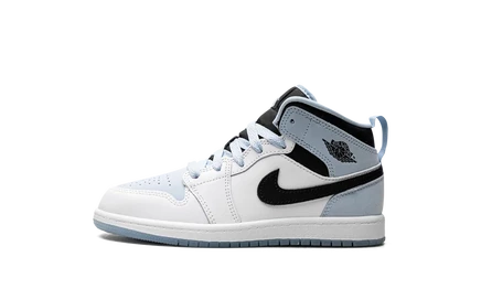 Детские кроссовки Jordan 1 Mid SE, светло-голубые