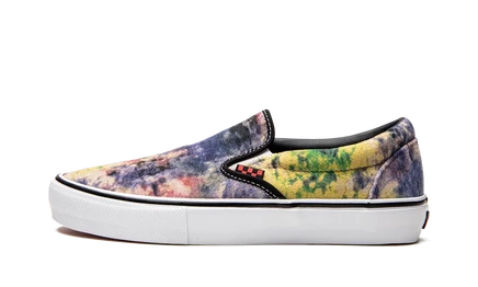 Слипоны vans skate slip-on, разноцветные тай-дай