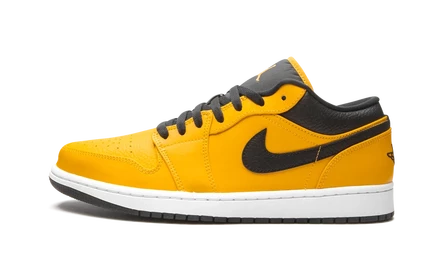 Кроссовки Jordan AJ1 Low университетский золотой/черный