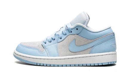Женские кроссовки Jordan 1 Low, серые/алюминиевые