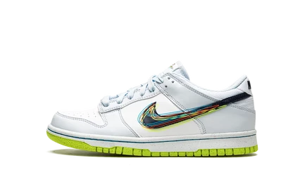 Детские кроссовки Nike Dunk Low GS DV3478 100, 3D Swoosh