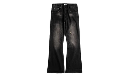 Мужские джинсы Vague Studios Cigarette Bootcut, черные