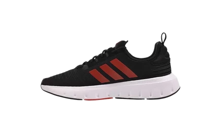 Кроссовки Adidas Swift Run 23, черные с алым