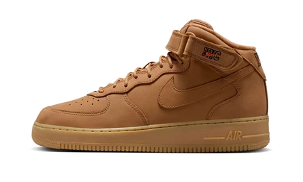 Кроссовки Nike Air Force 1 Mid (Flax 2014), льняные