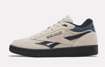 Мужские кроссовки Reebok Club C Mid II Revenge, серо-черные