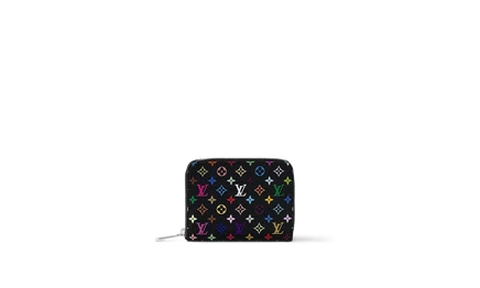 Монетница Louis Vuitton Zippy «Takashi Murakami», черная