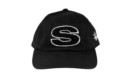 Унисекс кепка Stussy Chenille S Low Pro, черная