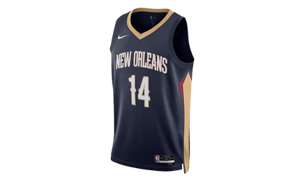 Мужская майка Nike NBA New Orleans Pelicans Ingram 14 Swingman, темно-синяя