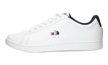 Мужские кроссовки Lacoste Carnaby Evo, бело-сине-красные