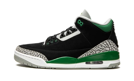 Кроссовки Jordan 3 Retro, сосново-зеленые