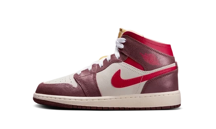 Детские кроссовки Jordan 1 Mid SE, Bread, Butter & Sole