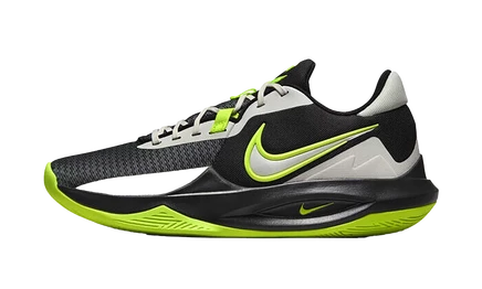 Кроссовки Nike Precision 6 баскетбольные, черно-Volt-белые
