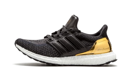 Кроссовки Adidas UltraBoost LTD «Gold Medal» с кожаной отделкой, золотистые