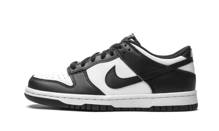 Детские кроссовки Nike Dunk Low Retro GS Panda, черно-белые