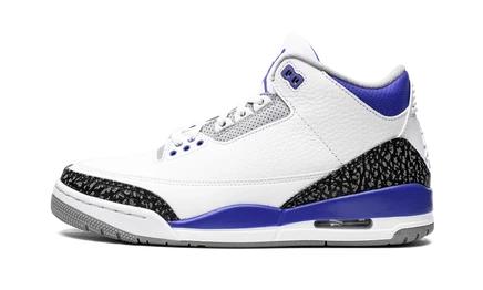 Кроссовки Jordan Air Jordan 3 Retro «Racer Blue», бело-синие