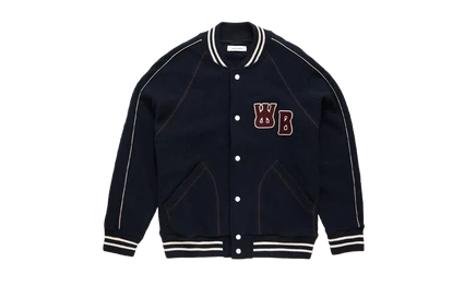 Унисекс куртка Wales Bonner October Varsity, темно-синяя