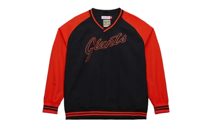 Куртка-пуловер Mitchell & Ness Vintage Logo «MLB Giants»