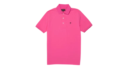 Поло Purple Brand Pique Knit P125, розовое