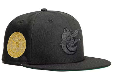 Мужская кепка New Era 59Fifty Baltimore Orioles, черная