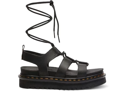 Мужские кожаные сандалии Dr Martens Nartilla Athena, черные