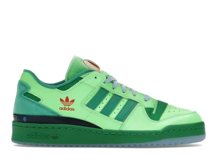 Мужские кроссовки Adidas Forum Low «The Simpsons», зеленые