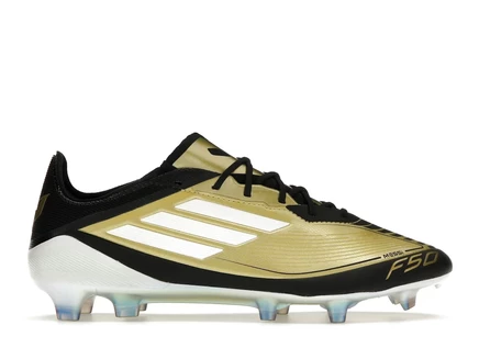 Мужские бутсы adidas f50 elite fg messi, золотистые