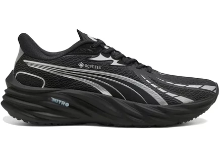Мужские кроссовки Puma Velocity Nitro 4 Gore-Tex, черно-серебристые