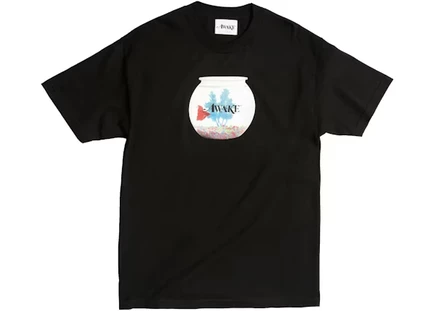 Мужская футболка Awake Fish Bowl, черная