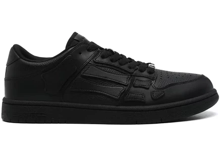 Мужские кроссовки Amiri Skel Top Low Triple Black, чёрные