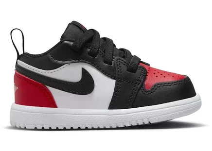 Детские кроссовки Jordan 1 Retro Low ALT Bred Toe 2.0