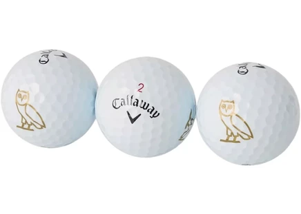 Мячи OVO x Callaway Chrome Tour, белые, 12 шт.