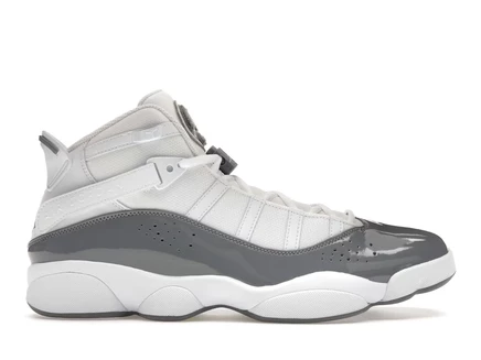 Мужские кроссовки Jordan 6 Rings, бело-серые