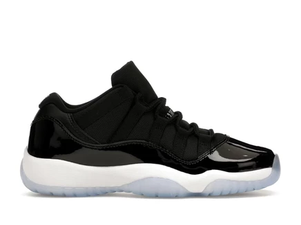 Детские кроссовки Jordan 11 Retro Low Space Jam, черно-синие