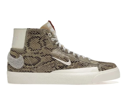 Мужские кроссовки Nike SB Blazer Mid Soulland FRI.day 03, змеиный/белые