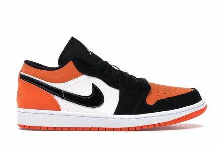 Jordan 1 Low Shattered Backboard orange/white/black