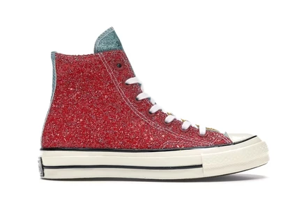 Мужские кеды Converse Chuck Taylor All Star 70 JW Anderson Glitter, желто-красные