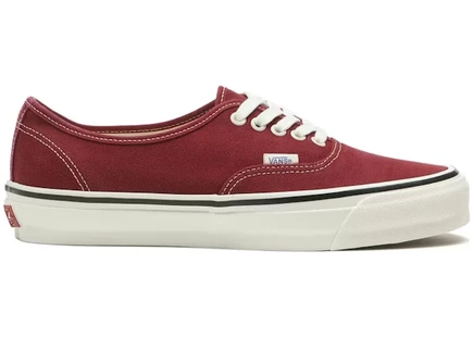 Мужские кеды Vans Authentic 44 Duck Canvas, бордовые