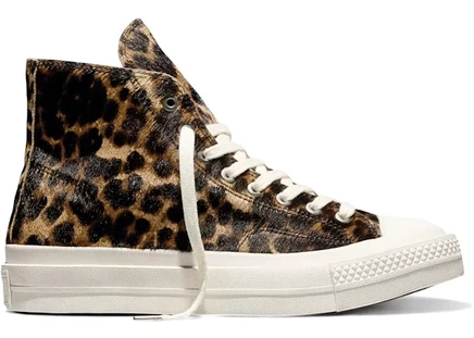 Converse Chuck Taylor All Star First String High Pony Hair Leopard Print leopard/snow white/marshmallow