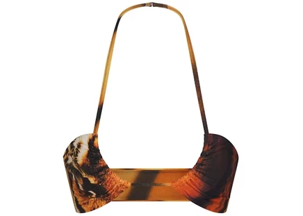 Женский купальный лиф Skims x Cavalli, с тигровым принтом