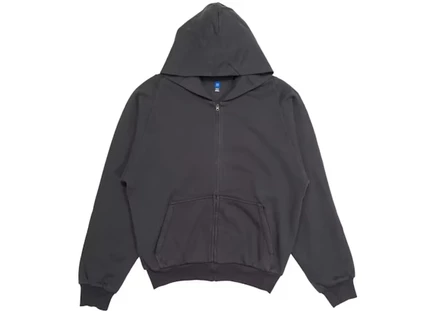 Мужская худи на молнии Yeezy x Gap Unreleased, тёмно-серая