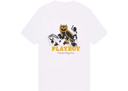 Мужская футболка OVO Playboy Pin-Up, белая