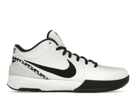 Мужские кроссовки Nike Kobe 4 Protro, белый/черный/золотистый