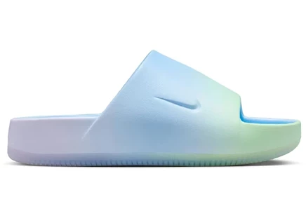 Женские сланцы Nike Calm Slide SE Mood Ring, сине-лилово-зеленые