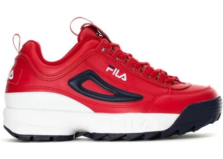 Мужские кроссовки Fila Disruptor 2, красно-бело-синие