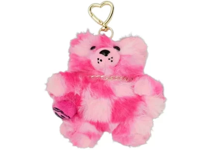 Унисекс брелок Sprayground Furzilla Shark Pink Check, многоцветный