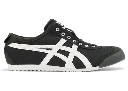Мужские кроссовки Onitsuka Tiger Mexico 66 Slip-On, черно-белые