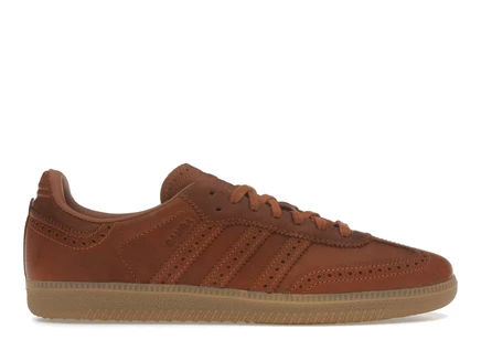 Мужские кроссовки Adidas Samba OG Brogue Pack, пыльно-рыжие